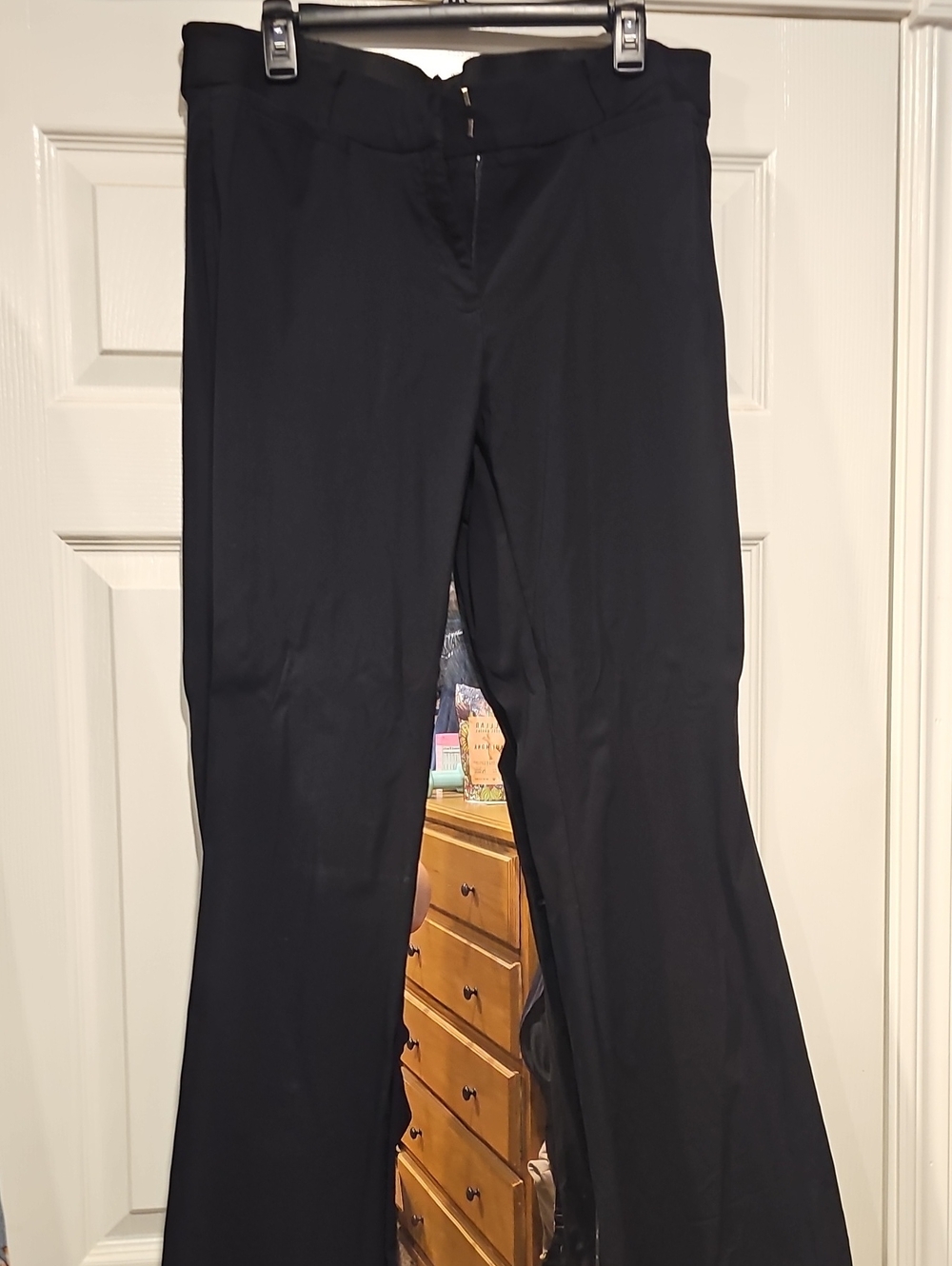 Lane Bryant Black Boot-Cut Flare Trousers